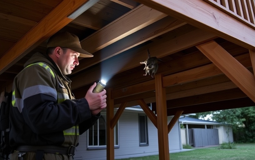 Under Deck Possum Removal in Caulfield